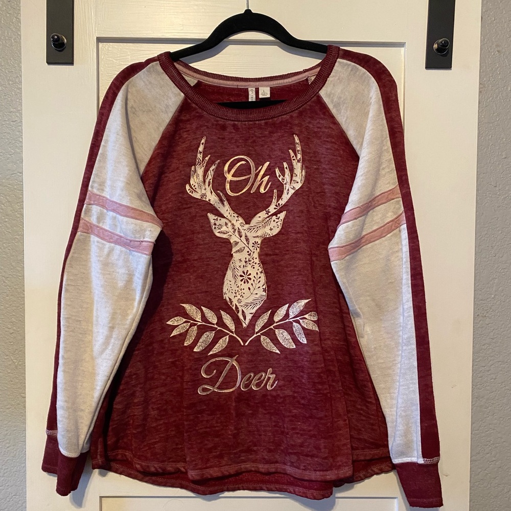 Oh Deer - Lightweight Sweatshirt (L)